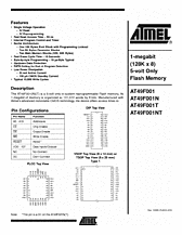 DataSheet AT49F001N pdf